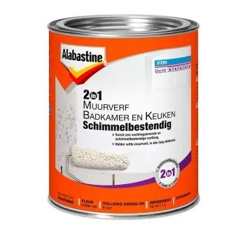 Alabastine - 2in1-Muurverf-Badkamer-en-Keuken-Schimmelbestendig-1-L-8710839146009-350x350