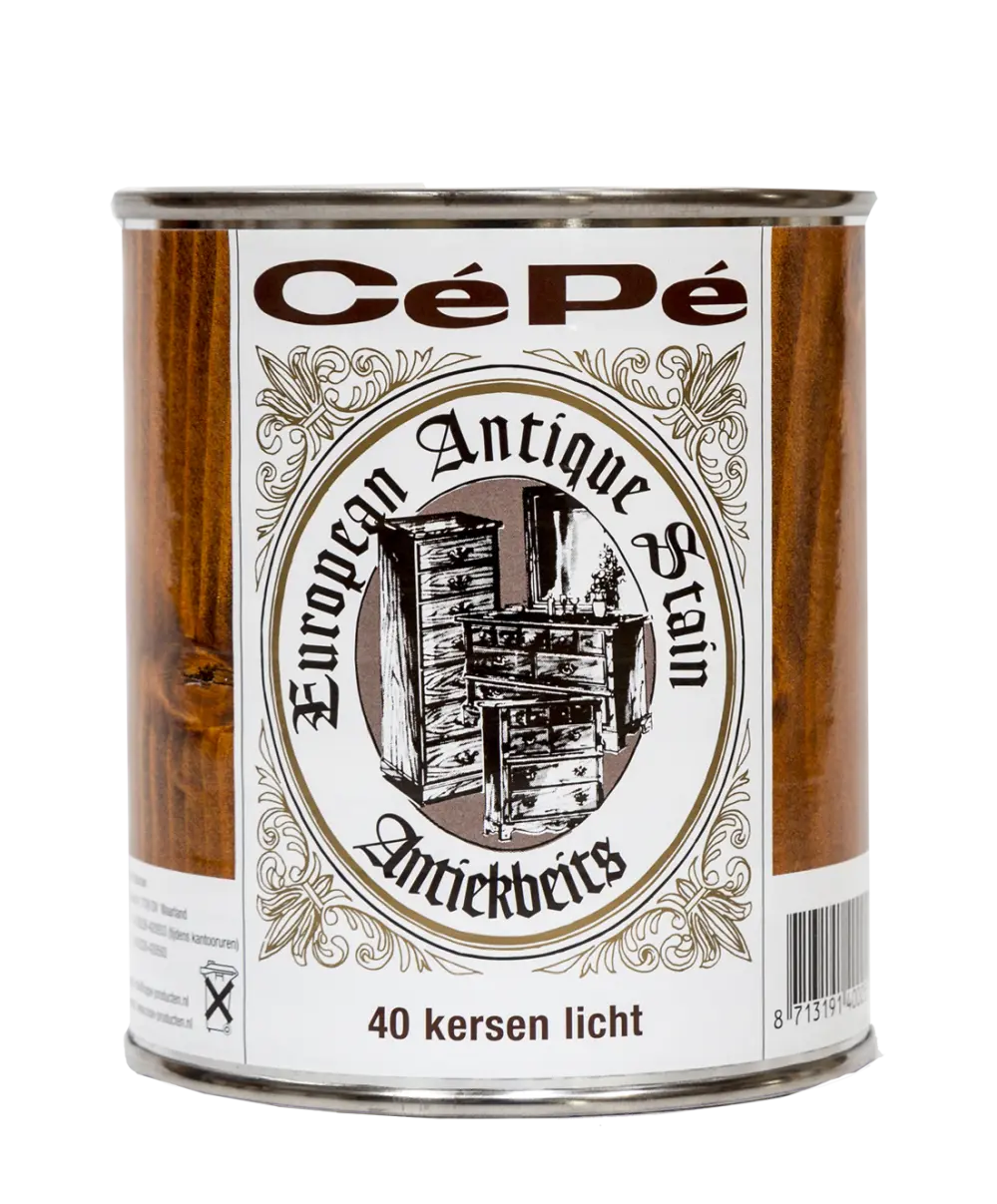 Cepe - antiekbeits-40-kersen-licht-verfcompleet.nl