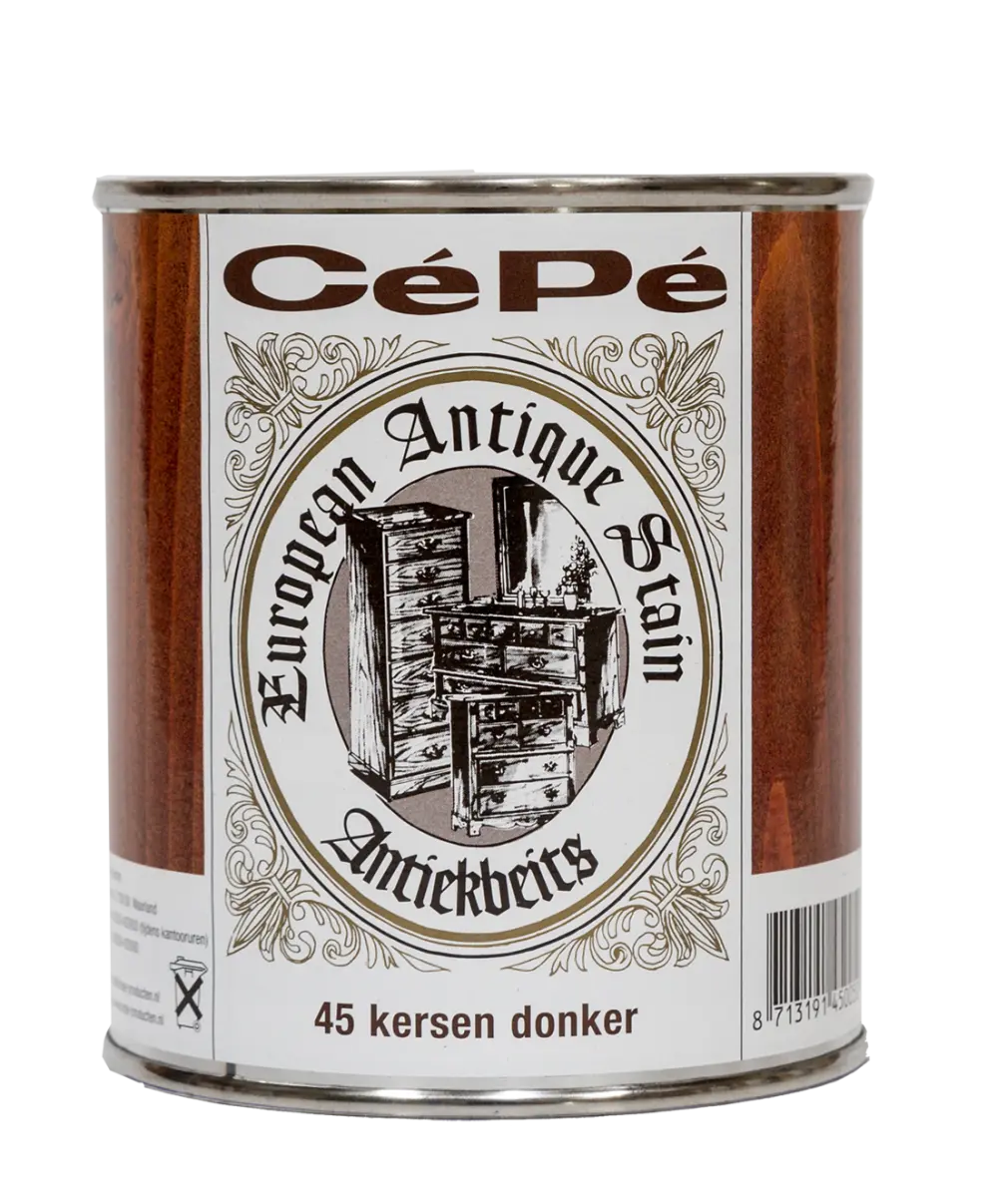 Cepe - antiekbeits-45-kersen-donker-verfcompleet.nl