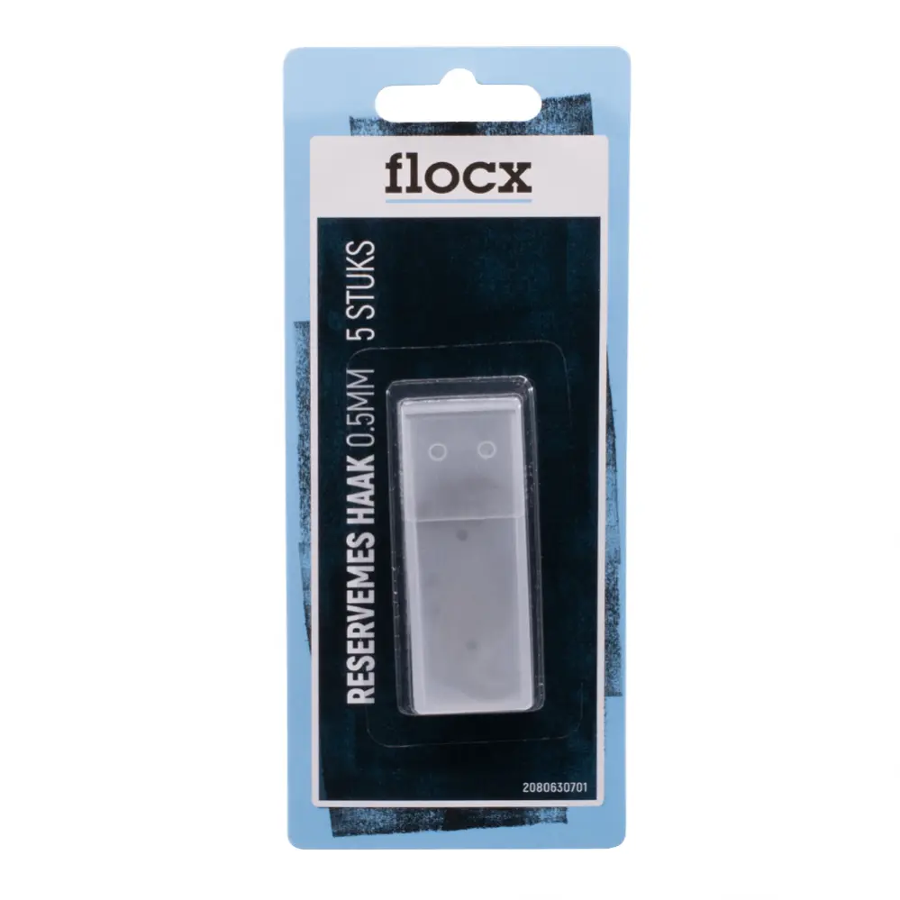 Flocx - 2080630701-flocx-reservemes-haak-vorm-0.5mm-5st