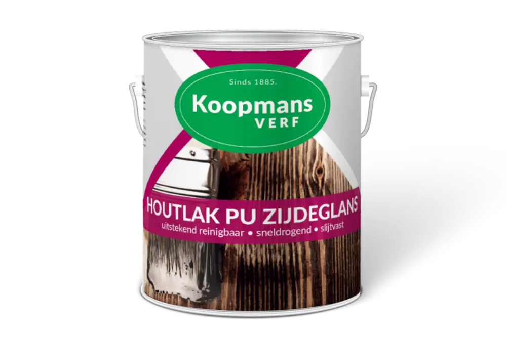 Transparante beits - Houtlak-PU-Zijdeglans-Koopmans-Verf-verfcompleet.nl