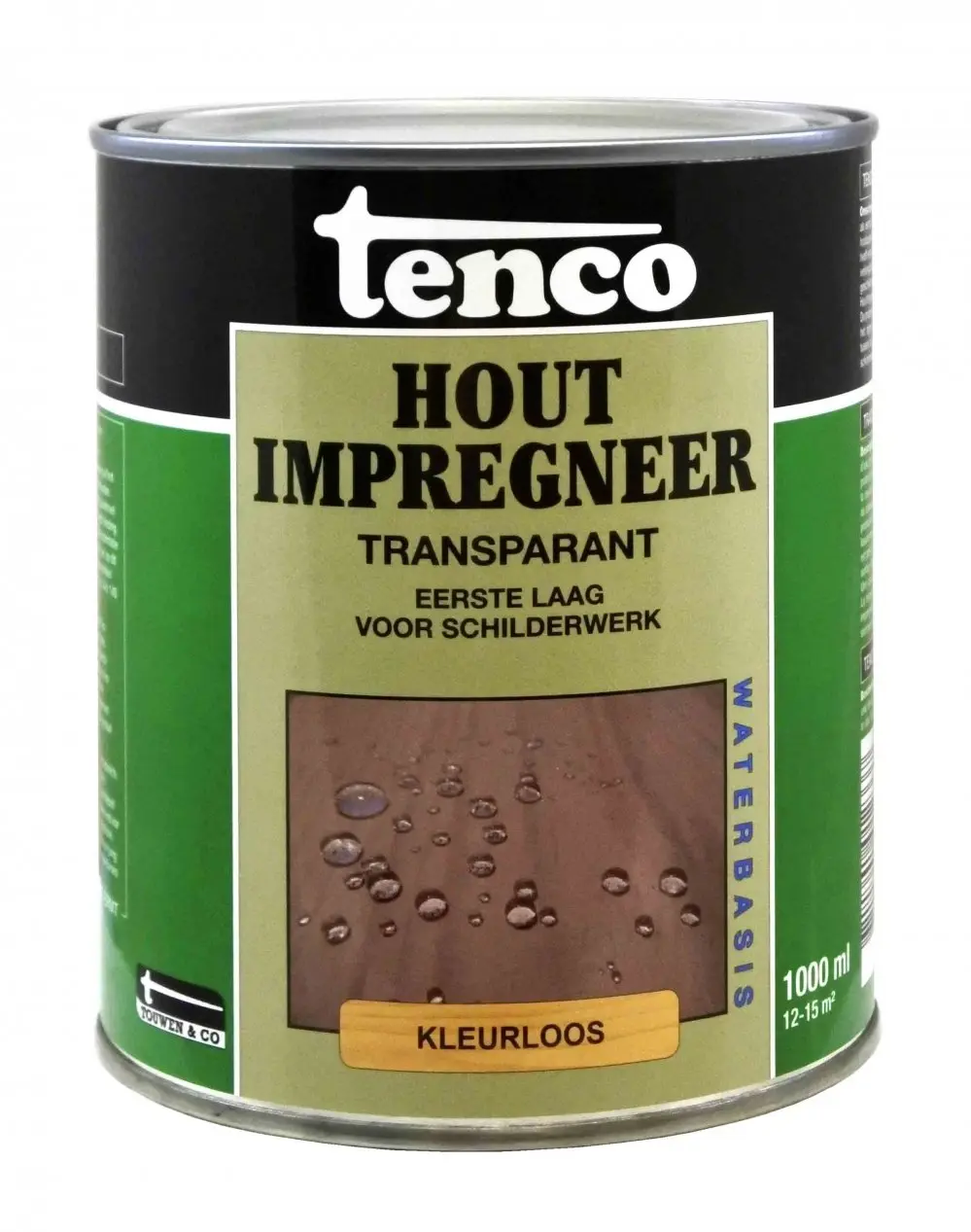 Transparante beits - Tenco-hout-impregneer-1ltr-verfcompleet.nl