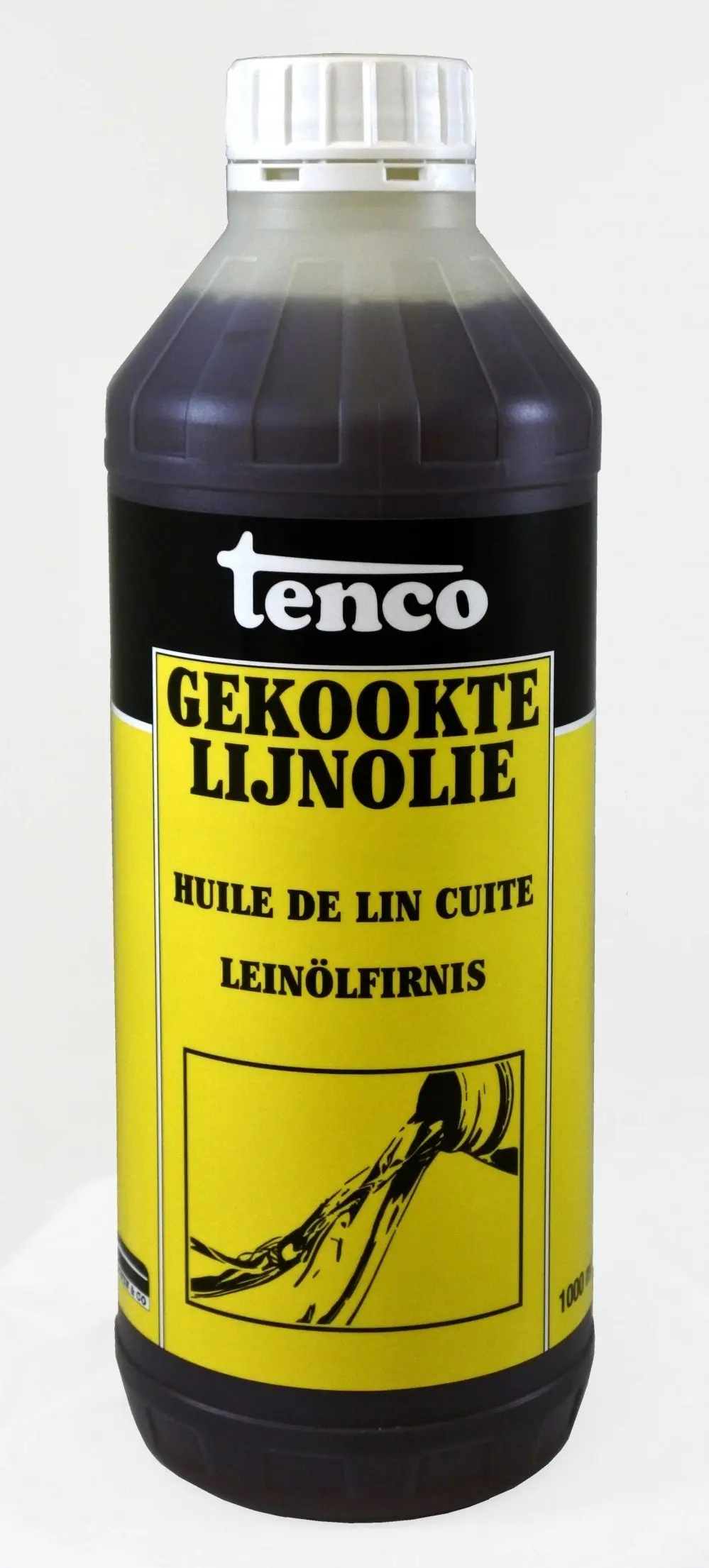 Houtolie - tenco-gekookte-lijnolie-1ltr-verfcompleet.nl