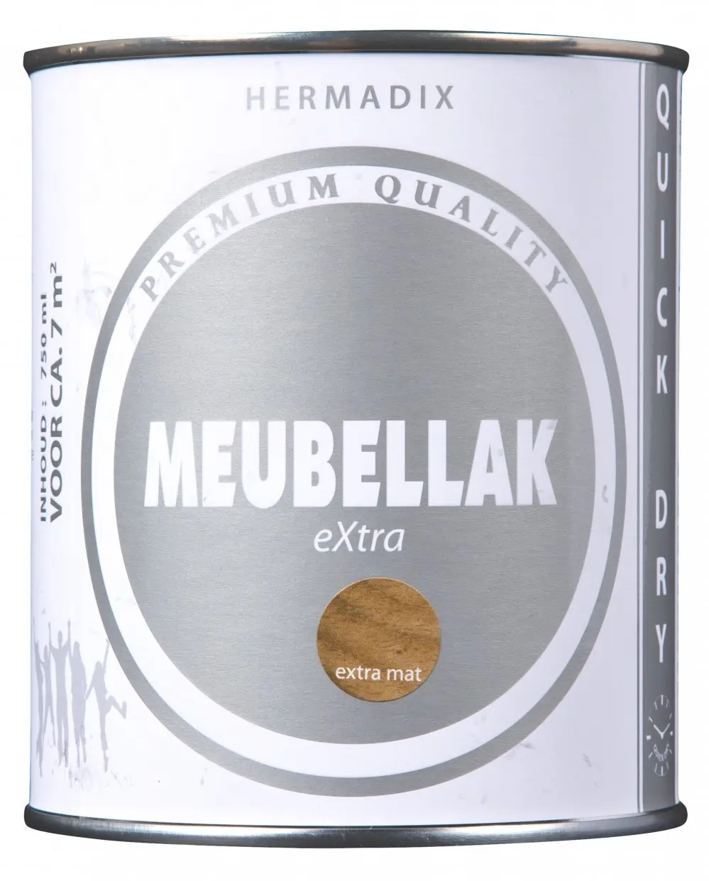 Transparante beits - Hermadix-Meubellak-Extra-Transparant-Extra-Mat-verfcompleet