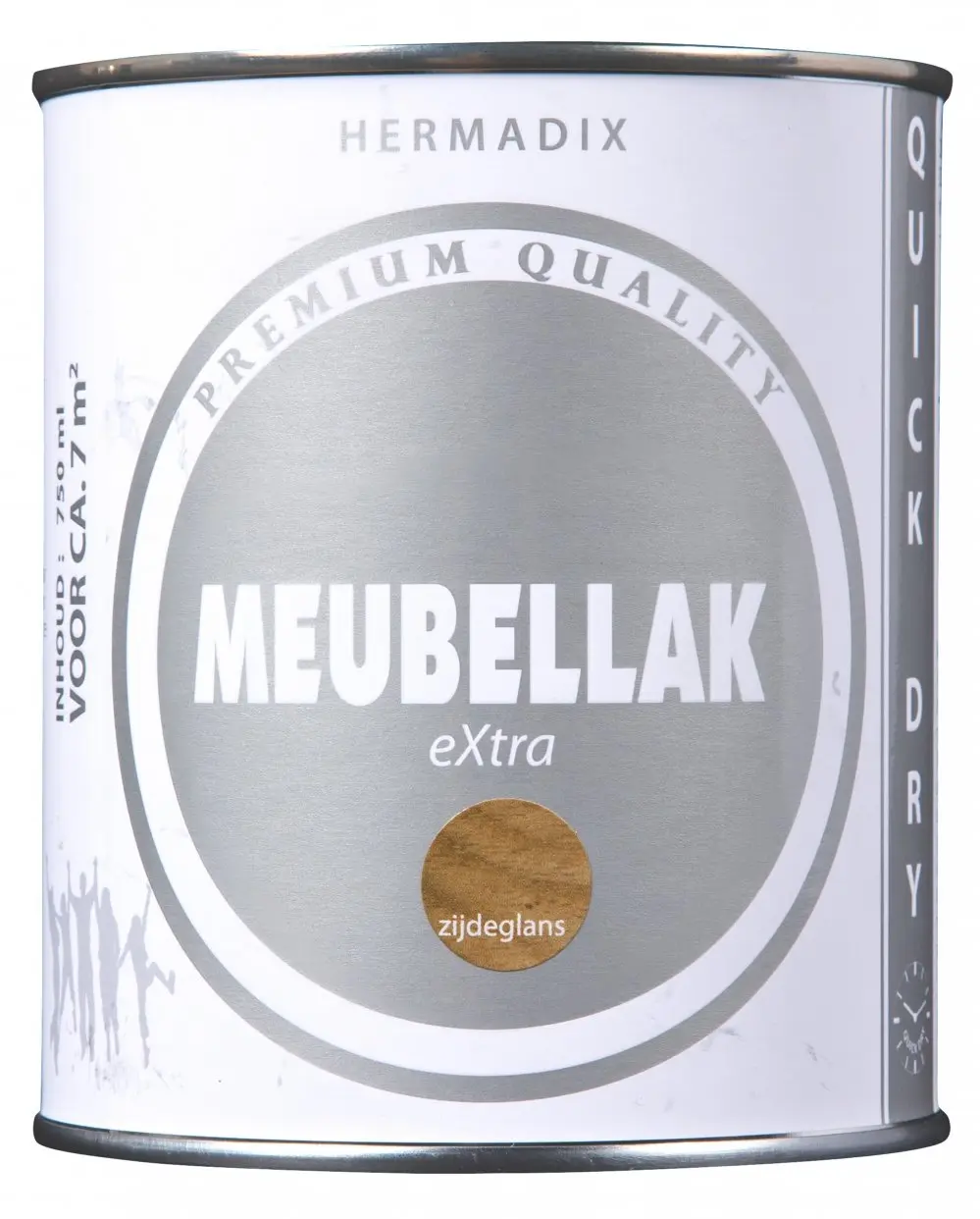 Transparante beits - Hermadix-Meubellak-Extra-Transparant-Zijdeglans-verfcompleet-