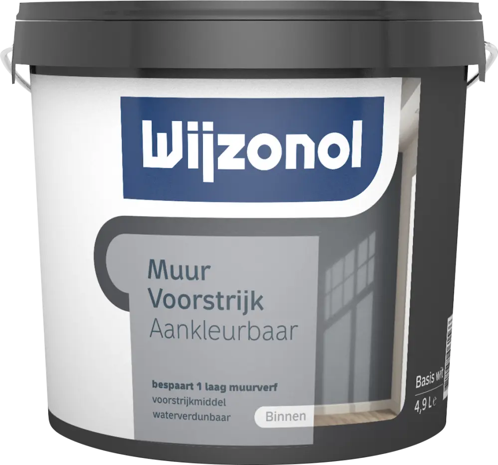 Muurverf & Latex - Wijzonol-Muurvoorstrijk-Aankleurbaar-5L-vercompleet.nl