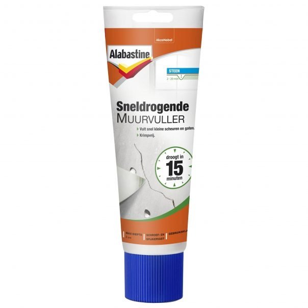 Alabastine - alabastine-sneldrogende-muurvuller-tube-verfcompleet.nl