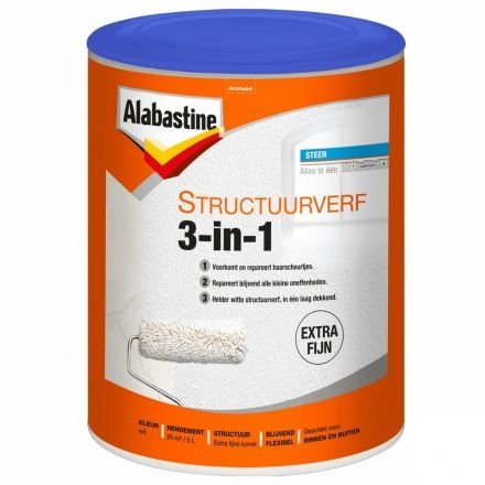 Alabastine - alabastine_structuurverf_3_in_1_extra_fijn_muurverf_vw_al1064_1
