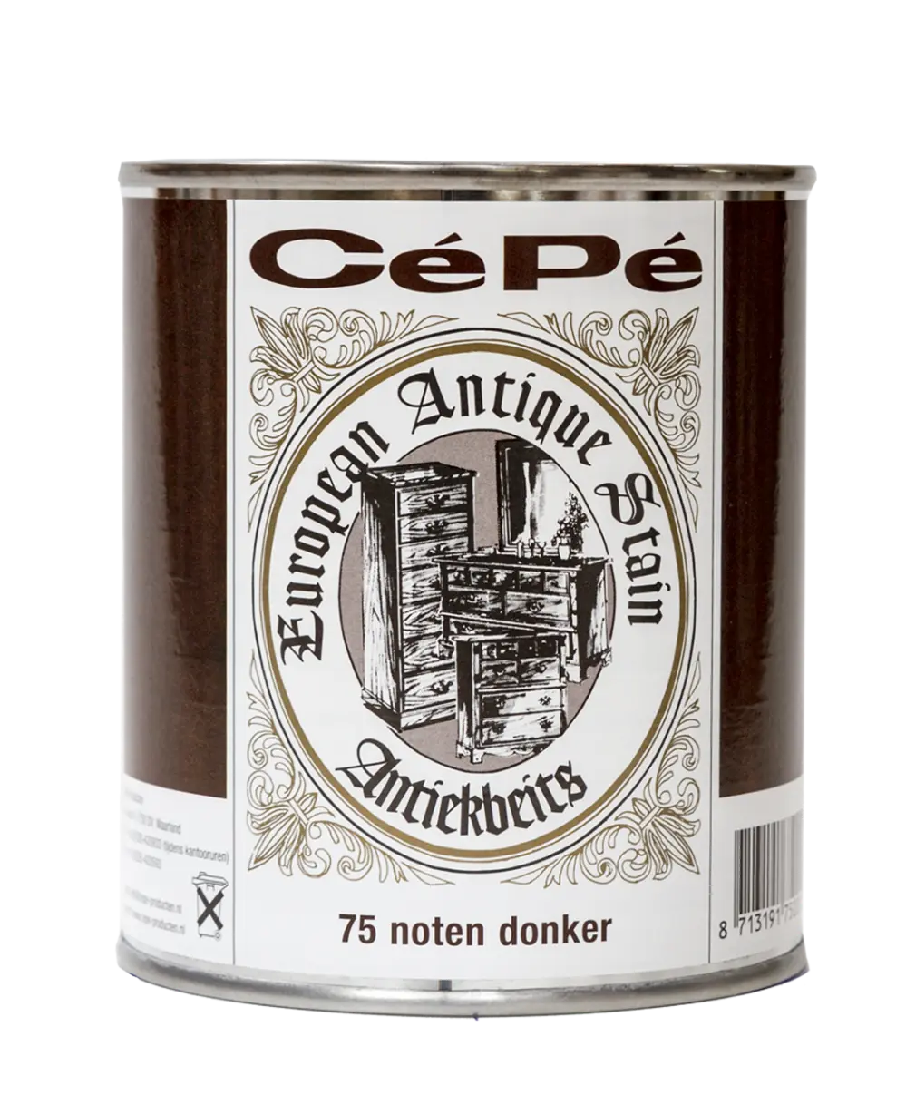 Cepe - antiekbeits-75-noten-donker-verfcompleet.nl