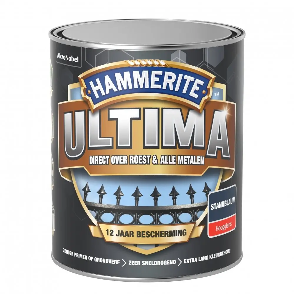 Hammerite - Hammerite%20Ultima%20Metaallak%20Hoogglans%20Standblauw%202