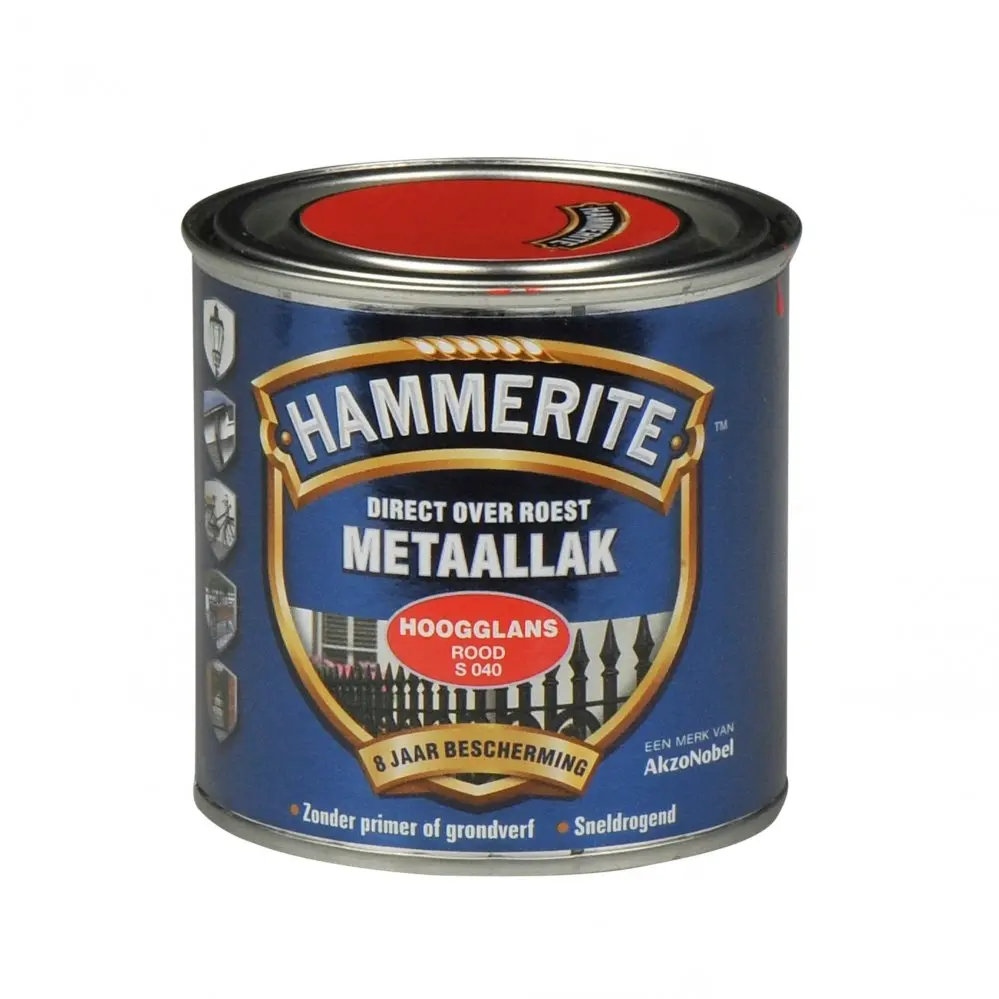 Hammerite - hammerite%20metaallak%20hoogglans%20rood%202