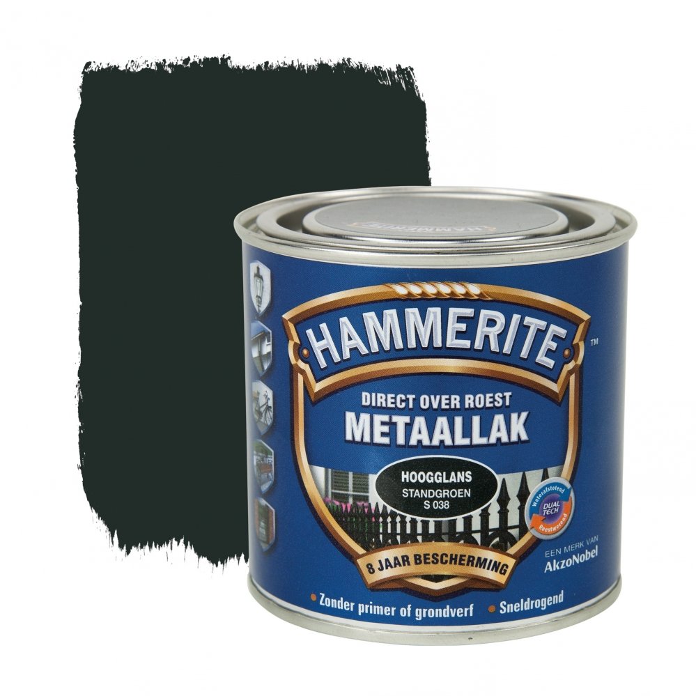 Hammerite - hammerite%20metaallak%20hoogglans%20standgroen