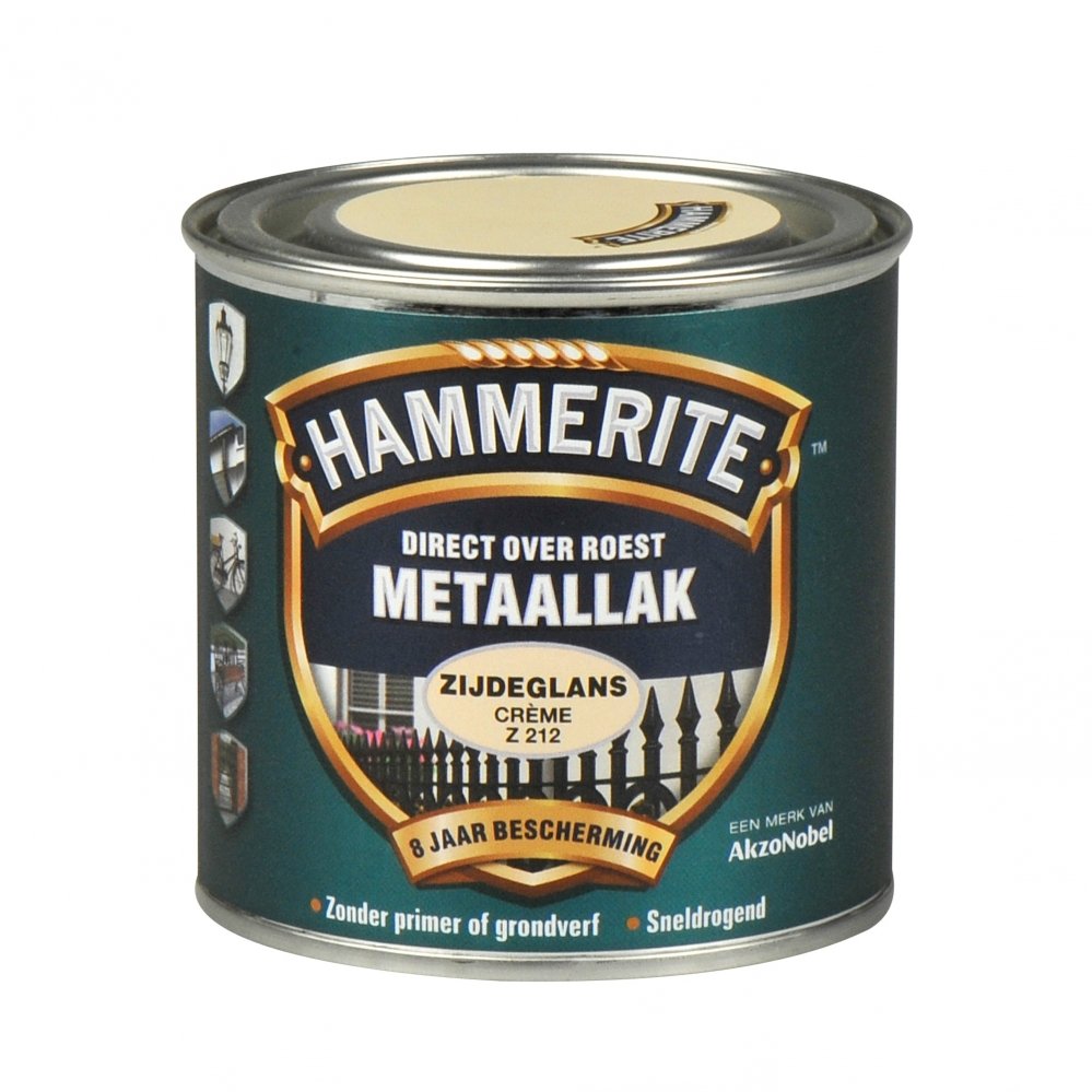 Hammerite - hammerite%20metaallak%20zijdeglans%20creme%202