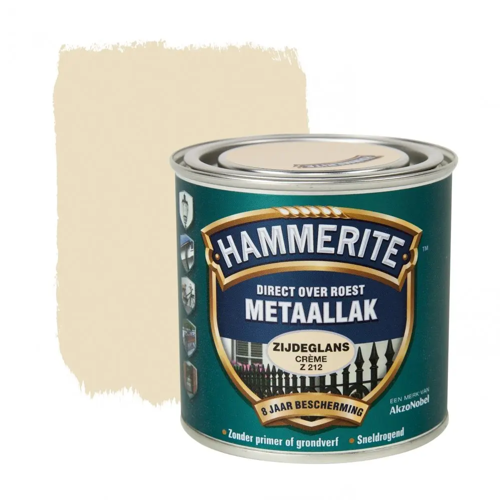 Kunststof & metaal verf - hammerite%20metaallak%20zijdeglans%20creme