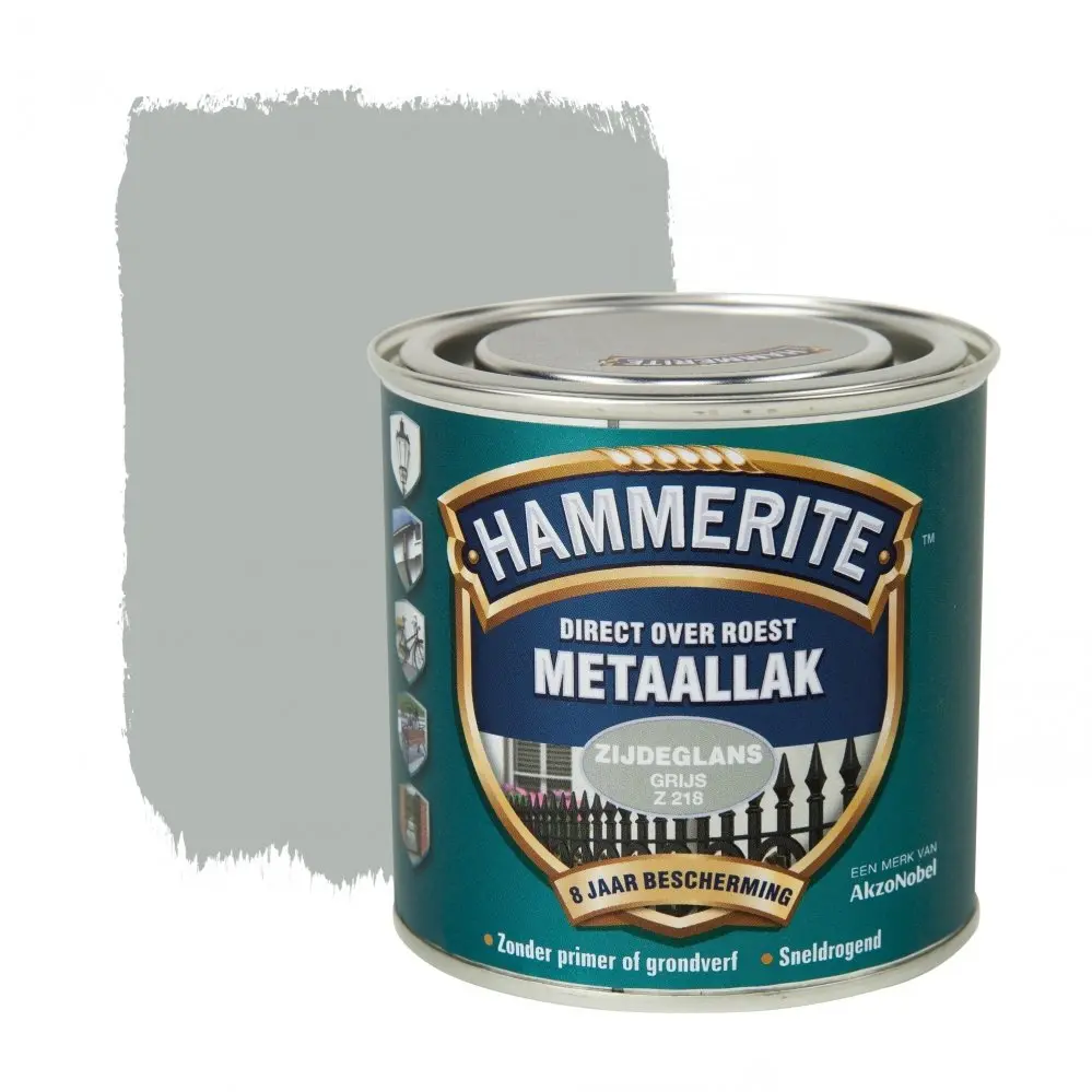 Kunststof & metaal verf - hammerite%20metaallak%20zijdeglans%20grijs