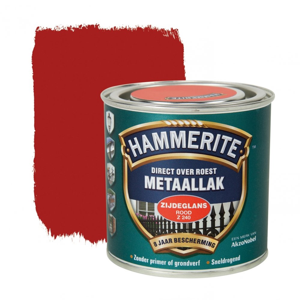 Hammerite - hammerite%20metaallak%20zijdeglans%20rood