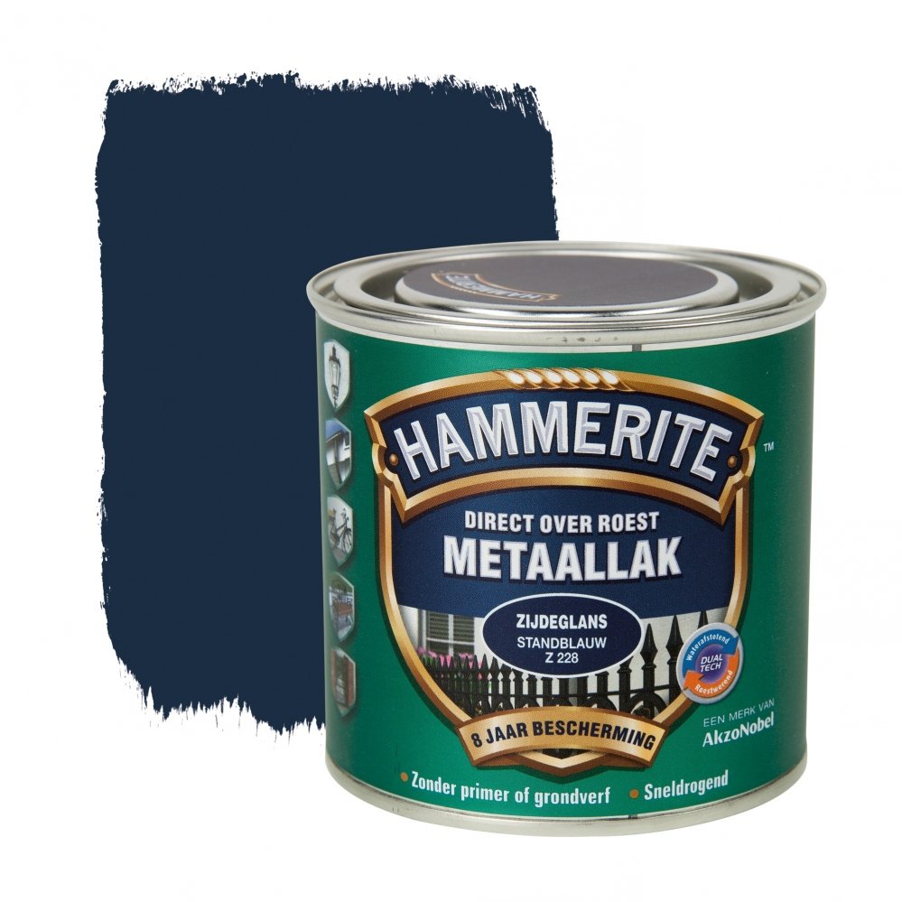 Hammerite - hammerite%20metaallak%20zijdeglans%20staalblauw