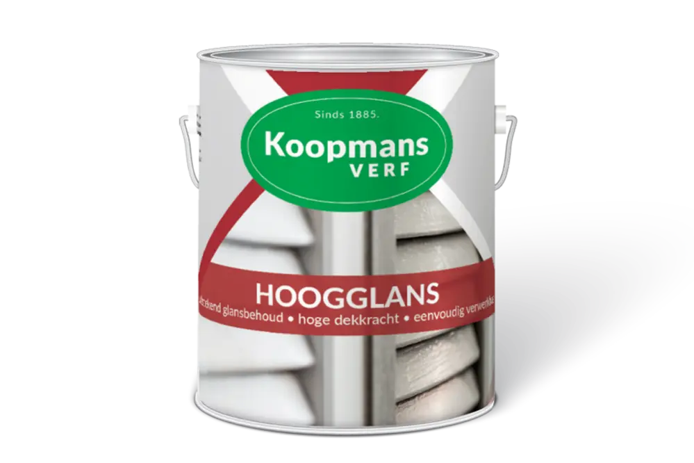 Hoogglans verf voor hout buiten (terpentinebasis) - Hoogglans-Koopmans-Verf-verfcompleet.nl