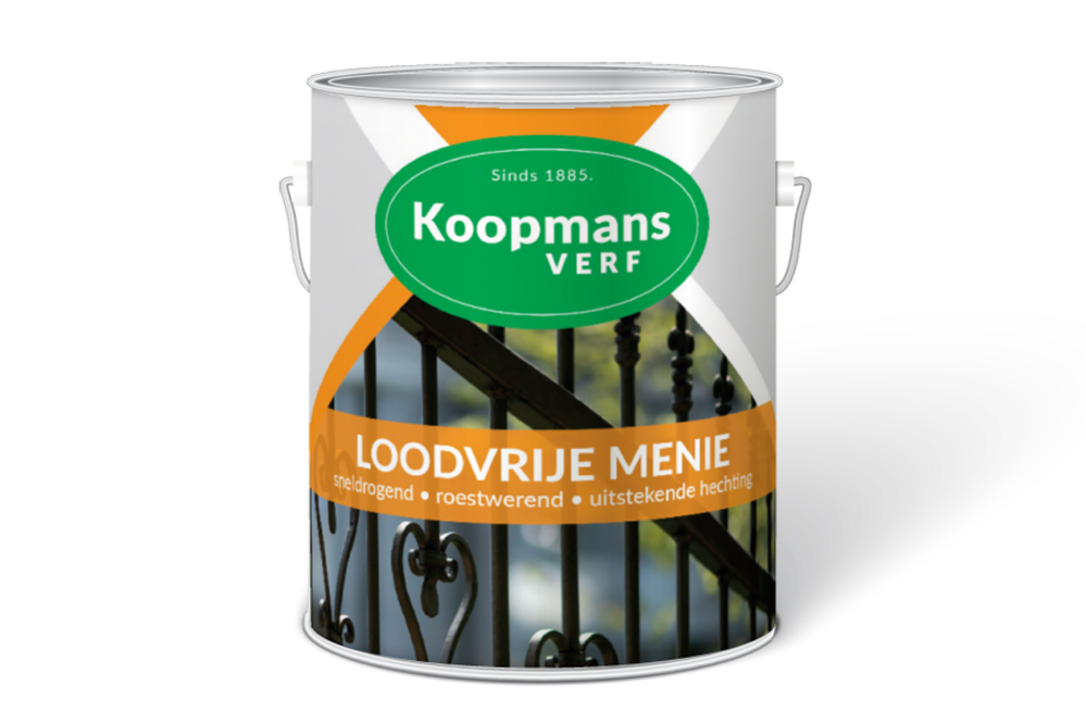 Primer voor kunststof en metaal - Loodvrijemenie-Koopmans-Verf-verfcompleet.nl