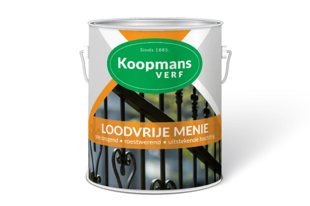 Primer voor kunststof en metaal - Loodvrijemenie-Koopmans-Verf-verfcompleet.nl