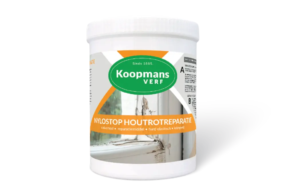 Koopmans - Nylostop-houtrotreparatie-Koopmans-Verf-verfcompleet.nl