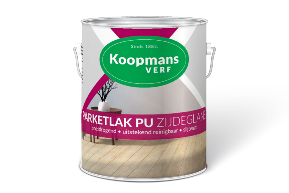 Koopmans Huis & Interieur - Parketlak-PU-Zijdeglans-Koopmans-Verf-verfcompleet.nl