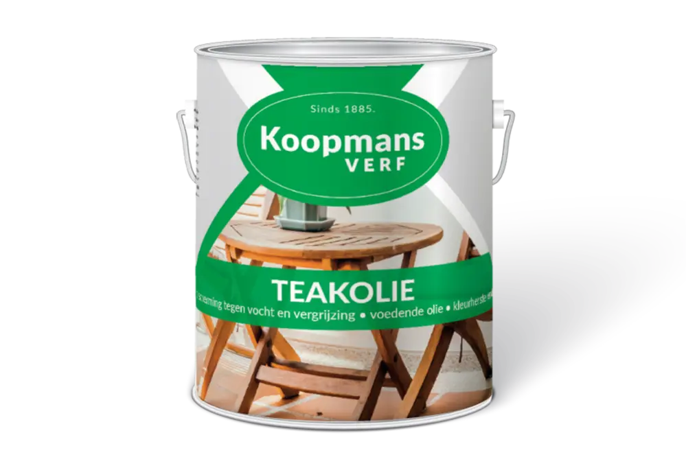 Koopmans Buitengevel & Tuin - Teakolie-Koopmans-Verf-verfcompleet.nl