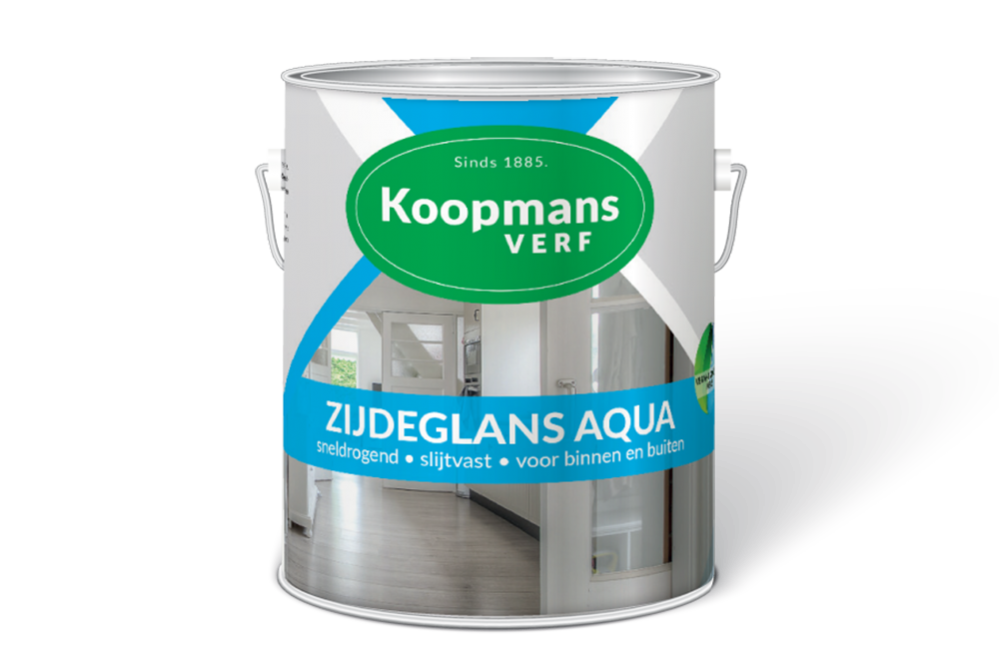 Koopmans Huis & Interieur - Zijdeglans-Aqua-Koopmans-Verf-verfcompleet.nl