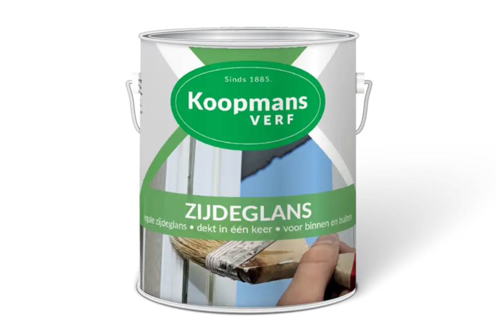 Zijdeglansverf voor hout buiten (terpentinebasis) - Zijdeglans-Koopmans-Verf-verfcompleet.nl