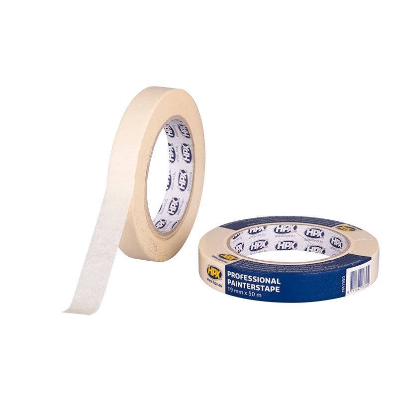 HPX Tape - MA1950-Masking_tape_60C-cream-19mm_x_50m-8711347173259-HPX