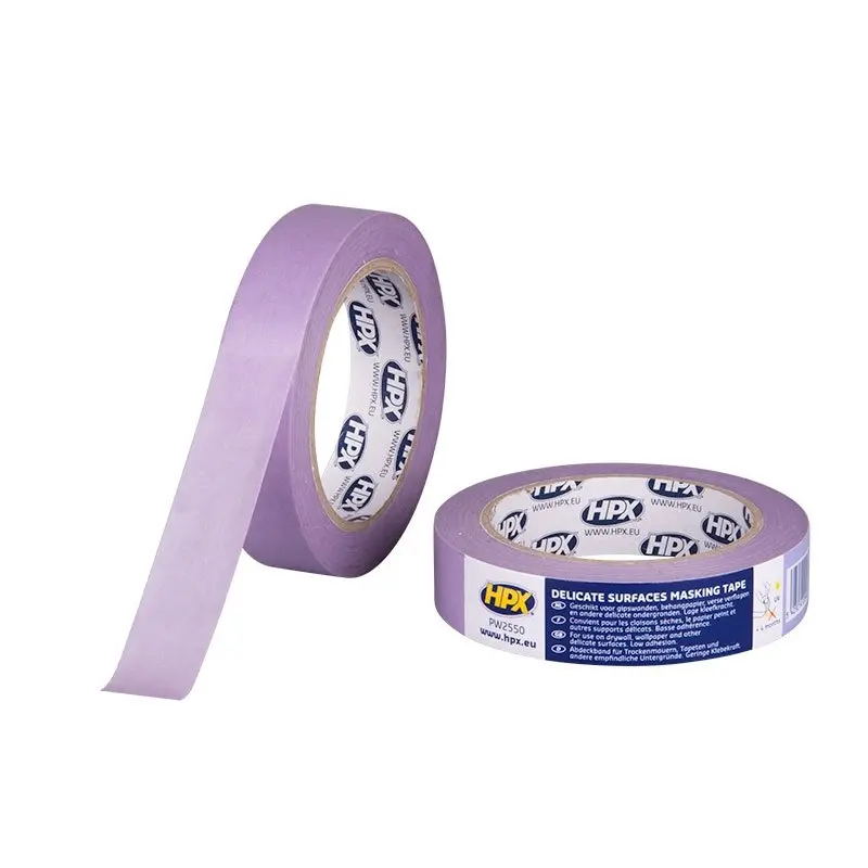 Afplakbanden en afdekfolie - PW2550-Delicate_surfaces_tape_4800-Masking_tape-purple-25mm_x_50m-5425014229462-HPX