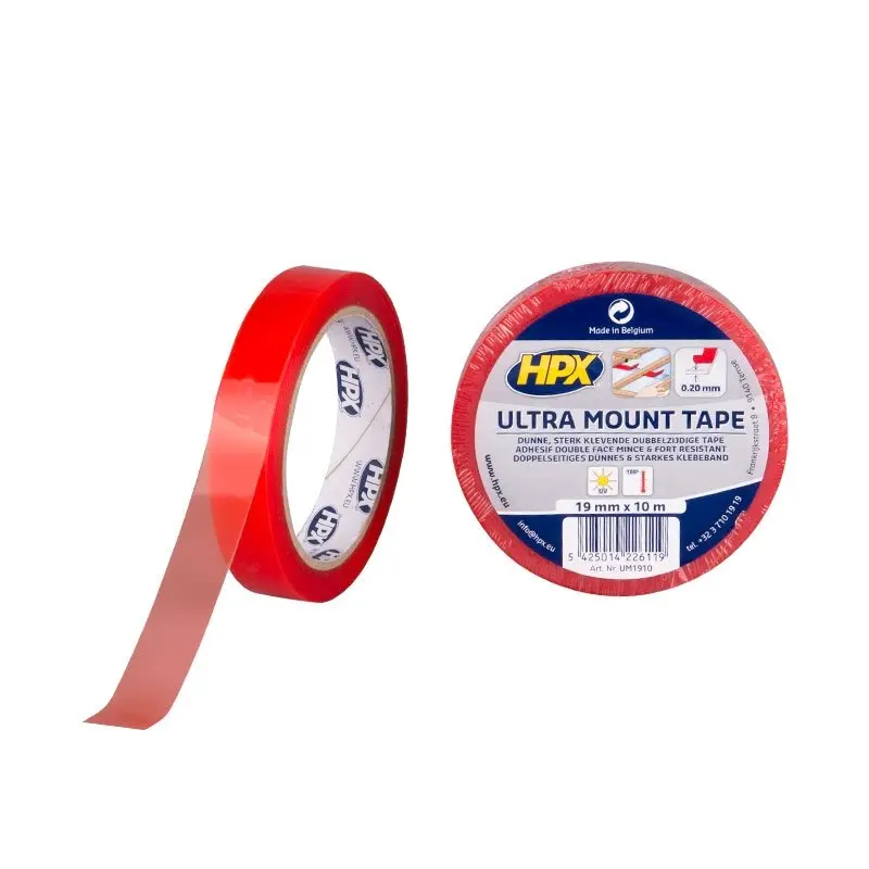 HPX Tape - UM1910-Ultra_mount_tape-Double_sided_tape-transparent-19mm_x_10m-5425014226119-HPX