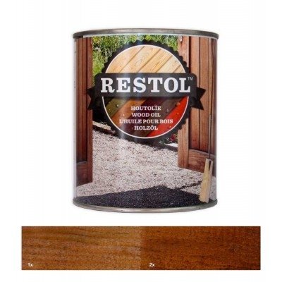 Restol Houtolie - restol-houtolie-transparant-bruin-naturel-geimpregneerd-hout-verfcompleet