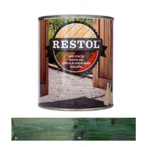 Houtolie - restol-houtolie-transparant-pine-groen-geimpregneerd-hout_1-verfcompleet