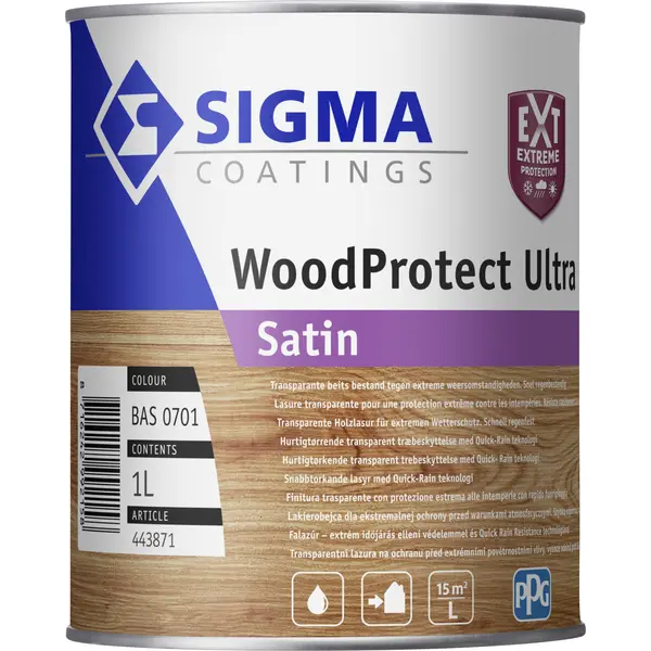 Blanke lak & Beits - Sigma-woodprotect-2in1-ultra-1ltr-verfcompleet.nl