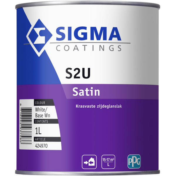 Zijdeglansverf voor hout buiten (terpentinebasis) - sigma-S2u-satin