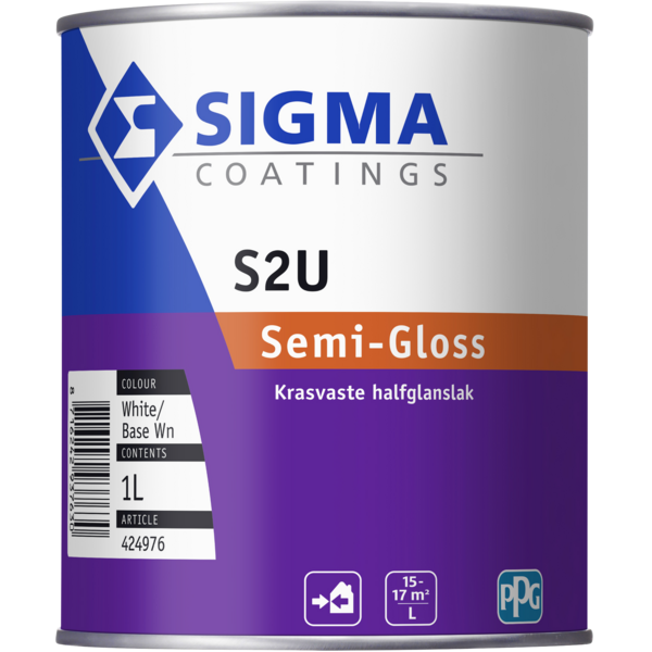 Zijdeglansverf voor hout buiten (terpentinebasis) - sigma-S2u-semi-gloss