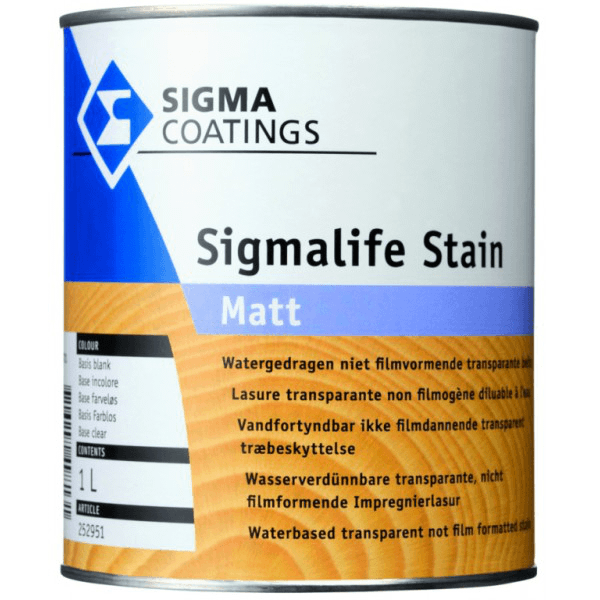 Transparante beits - sigma-Sigmalife-Stain-Matt-verfcompleet.nl