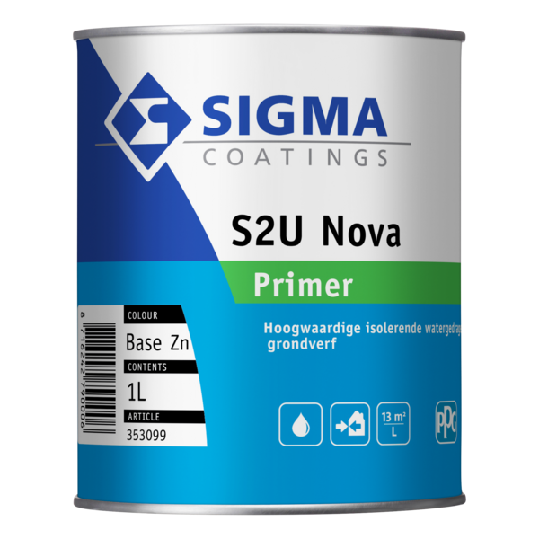 Grondverf  voor hout binnen (waterbasis) - sigma-nova-primer