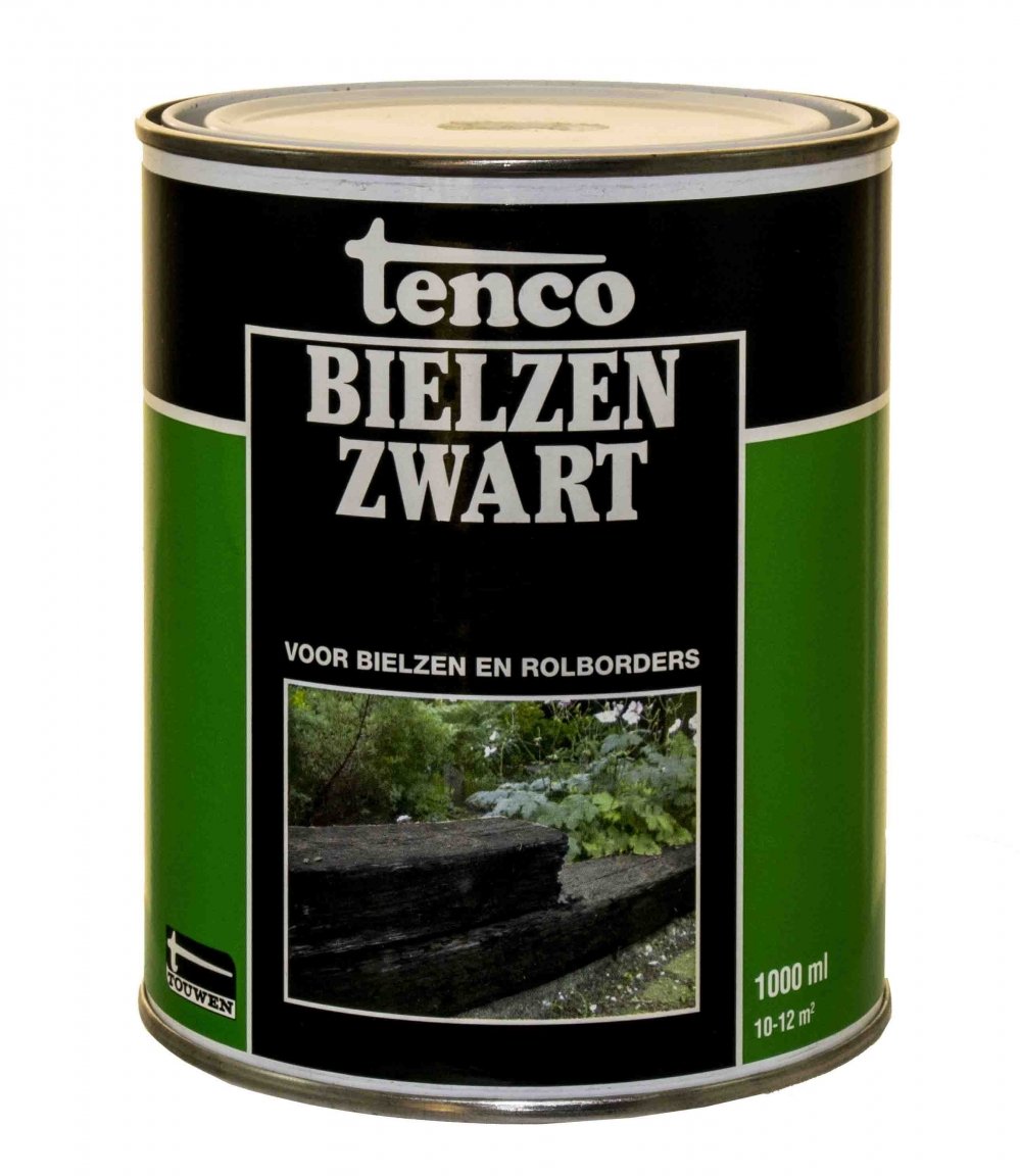 Tenco Buiten onderhoud - Tenco-Bilezenzwart-1ltr-verfcompleet.nl