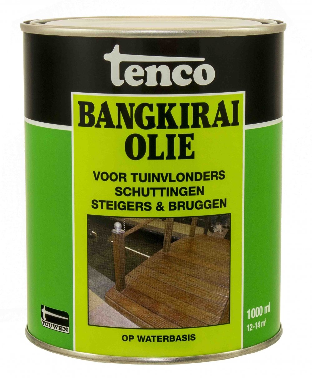 Bankirai olie - tenco-bangkiraiolie-1ltr-verfcompleet.nl