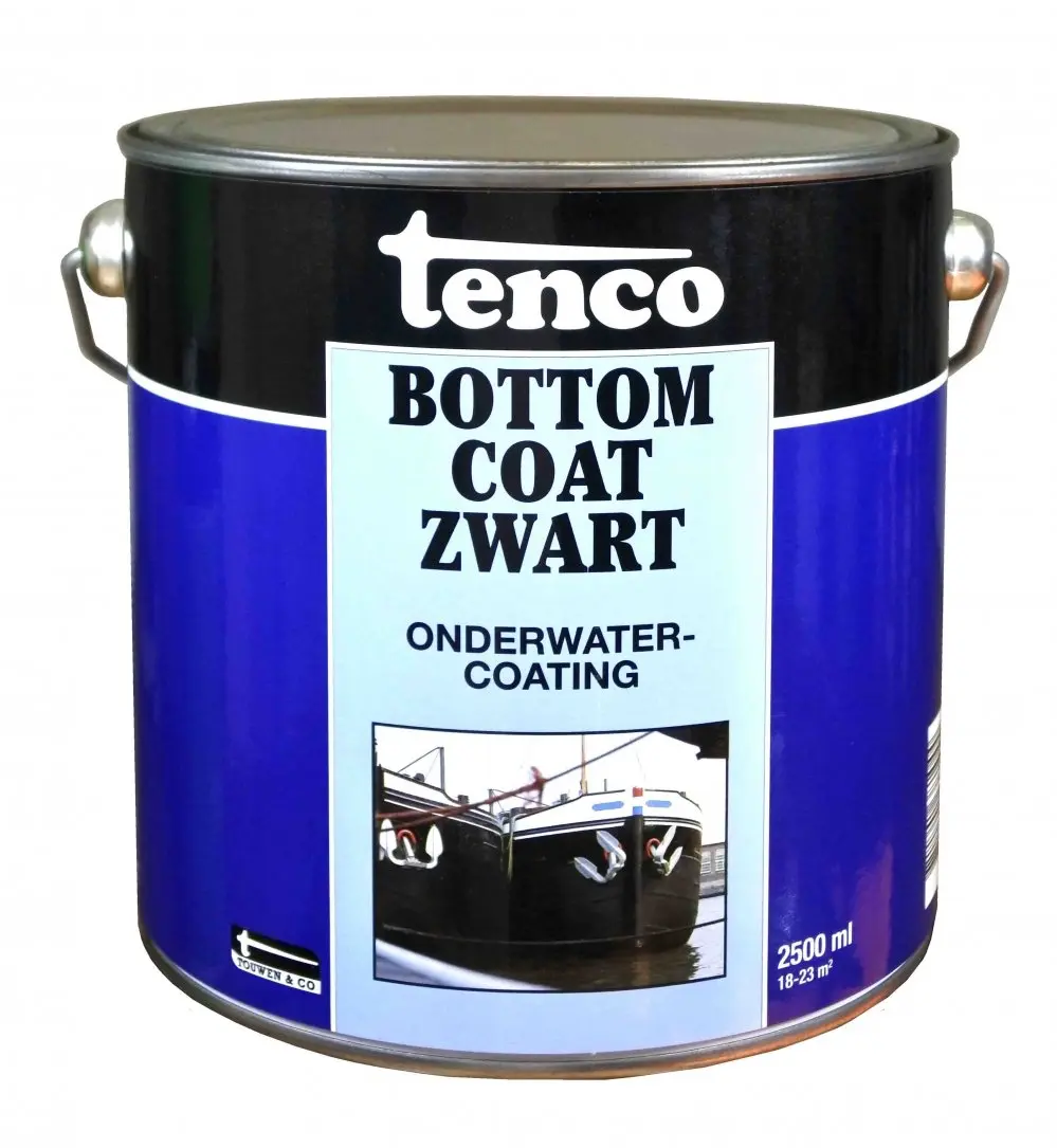 Tenco - tenco-bottomcoat-zwart-2,5ltr-verfcompleet.nl