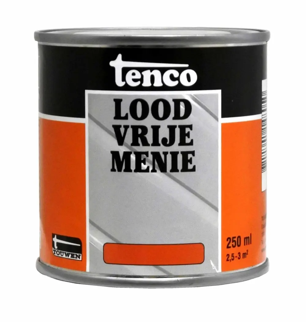 Tenco - tenco-loodvrije-menie-0,25ltr-verfcompleet.nl