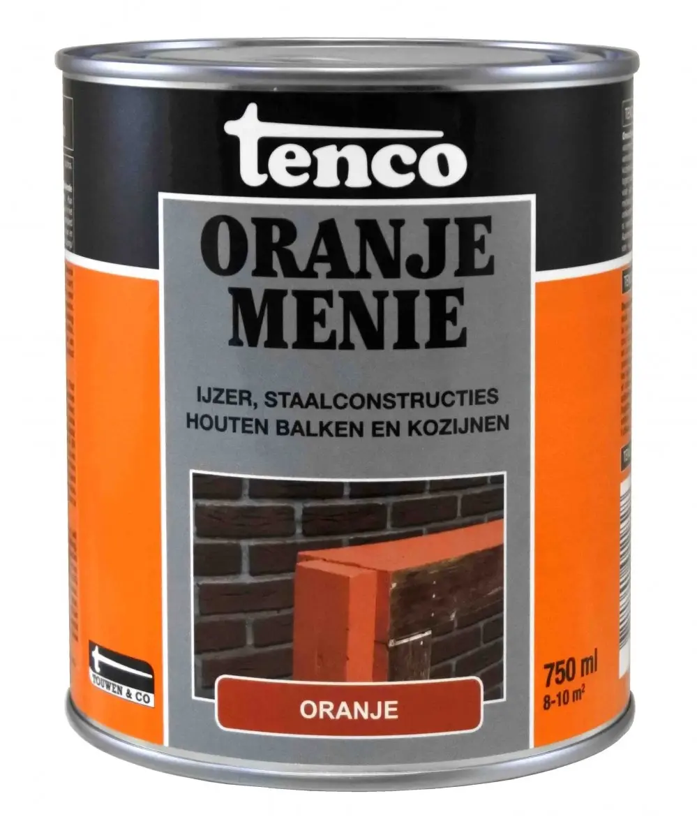 Tenco - tenco-oranje-menie-0,75ltr-verfcompleet.nl