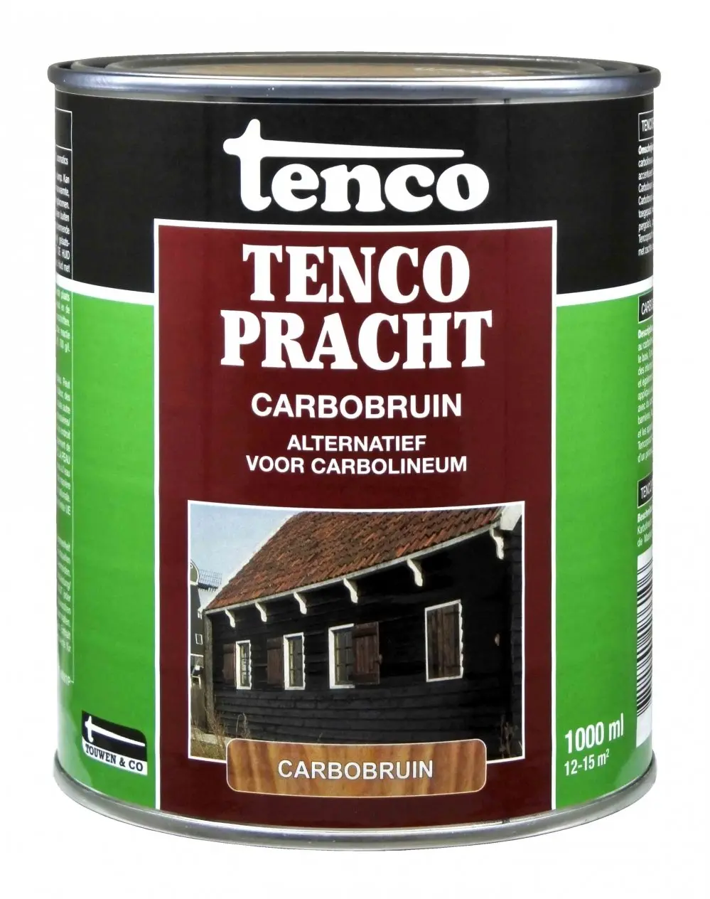 Tenco Buiten onderhoud - tenco-tencopracht-carbobruin-1ltr-verfcompleet.nl