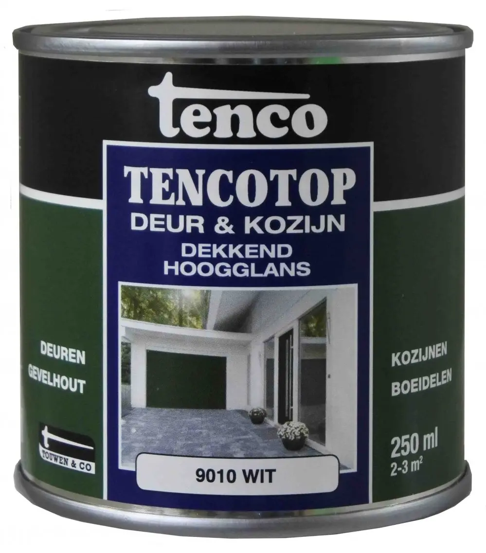 Tenco - tenco-tencotop-hoogglans-0,25ltr-verfcompleet.nl