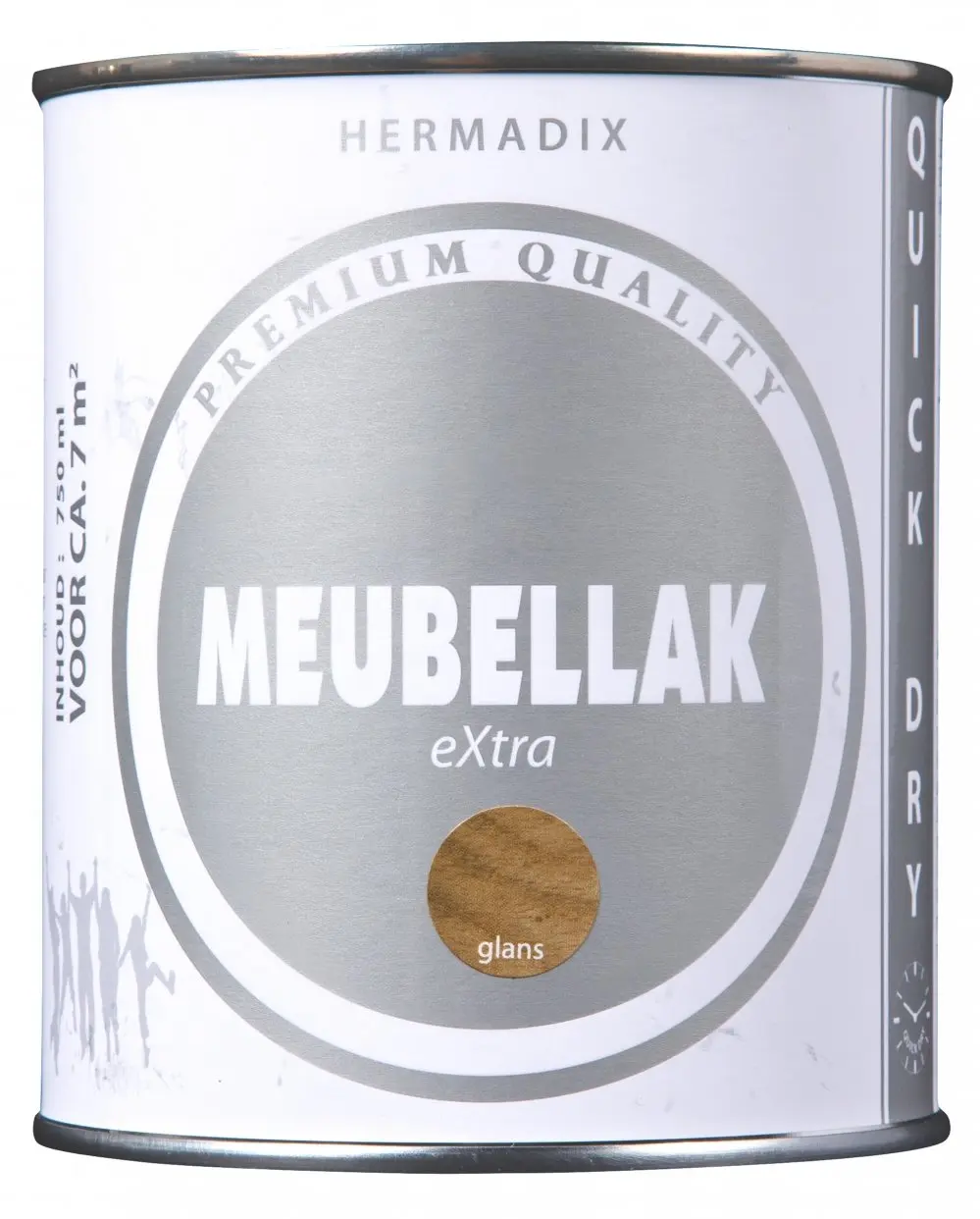 Transparante beits - Hermadix-Meubellak-Extra-Transparant-Glans-verfcompleet