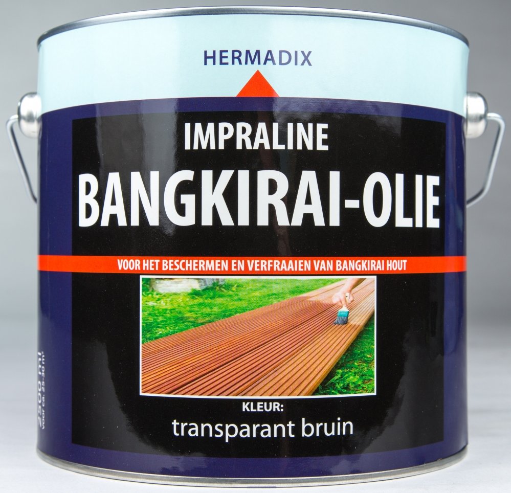 Hermadix - Hermadix-bangkirai-olie-2,5l-verfcompleet