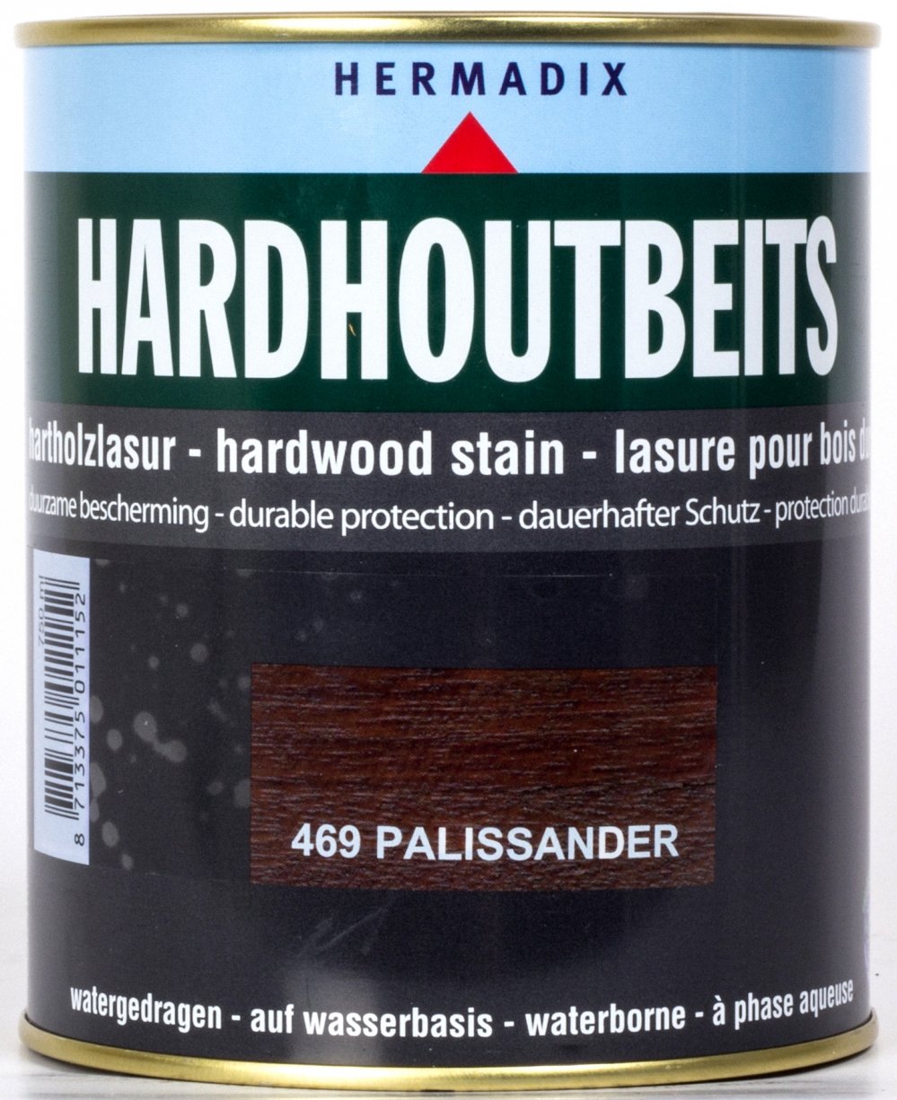 Tuinbeits - Hermadix-hardhoutbeits-469-palissander-0,75l-verfcompleet