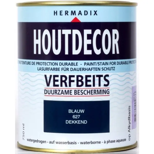 Hermadix - hermadix-houtdecor-dekkend-blauw-627-verfcompleet